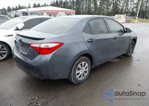2016 Toyota Corolla L из США, поврежденный, VIN 5YFBURHE4GP476074